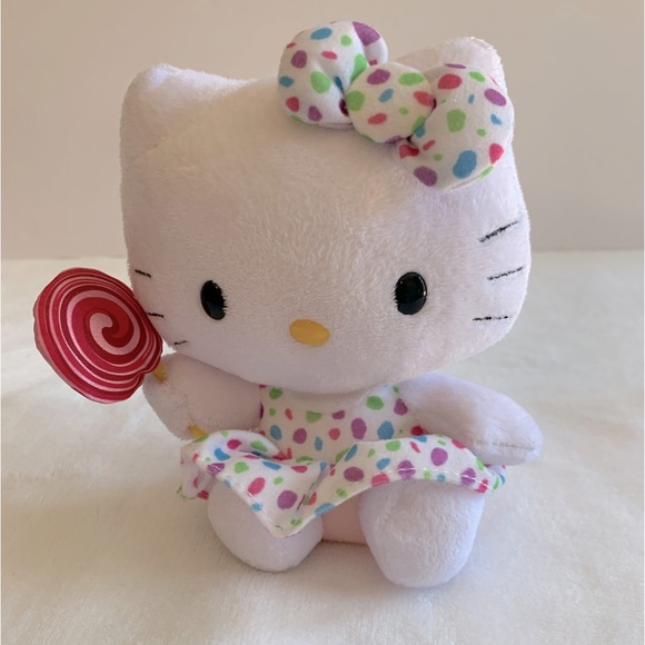 Hello Kitty TY Lollypop Plush - Picture 1 of 2